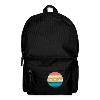 Sunset - Rucksack - Schwarz - Vorne