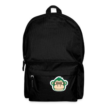 Monkey Sticker Type - Backpack - black - Front
