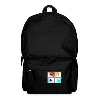 Smiles | Periodic Table of Elements - Backpack - black - Front