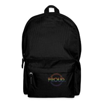 Stolzes Coming-out Gay Pride LGBT - Rucksack - Schwarz - Vorne