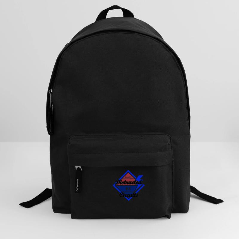 Distracted by Circuits Electronic Engineer Backpack
