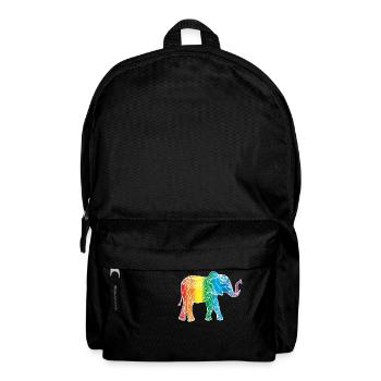 Éléphant - Sac à dos - noir - Devant