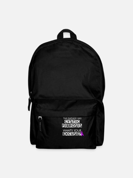 This Badass Has Cystic Fibrosis - Backpack - black