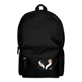 Blumen zum 82. Jahrestag (Geschenk von 82 Jahren) - Rucksack - Schwarz - Vorne