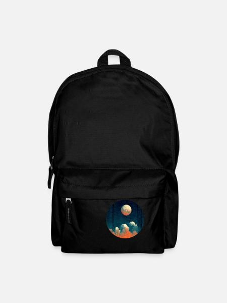 Moon in the evening - Backpack - black