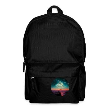 Fantastische Welt - Rucksack - Schwarz - Vorne