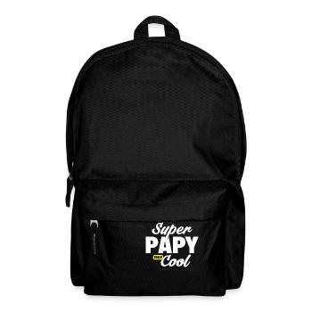 Super Papy Trop Cool /Super Papy - Sac à dos - noir - Devant