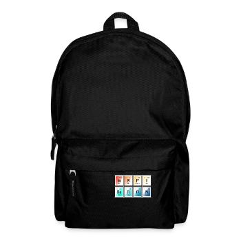 Inspiration | Tableau périodique des éléments - Sac à dos - noir - Devant