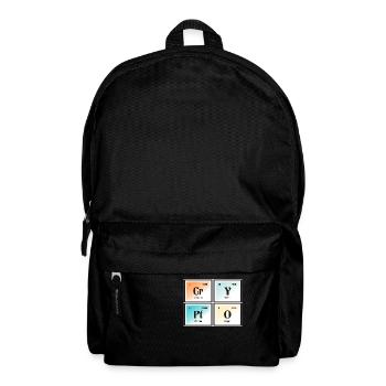 Crypto - Tableau périodique des éléments - Sac à dos - noir - Devant
