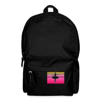 Ballet Dancer Dance Ballerina Sport Girl Femme - Sac à dos - noir - Devant