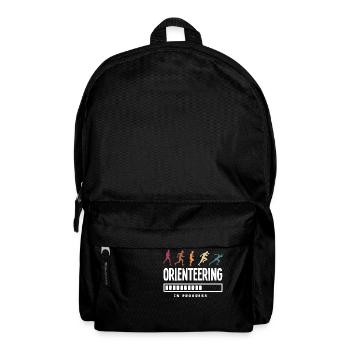 Orienteer Runner Running Orienteering - Backpack - black - Front