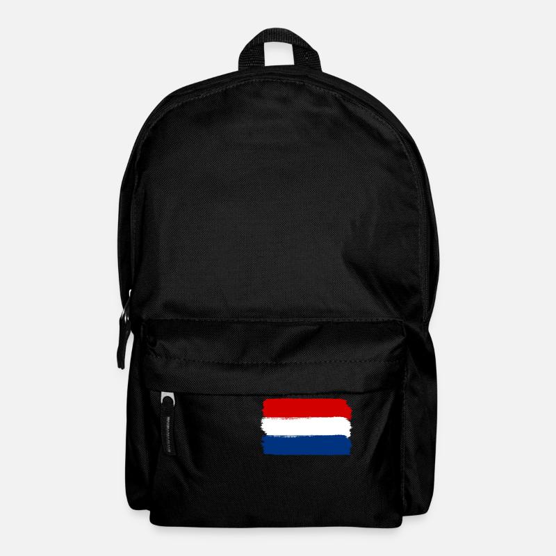 Holland Flagge used look - Rucksack - Schwarz