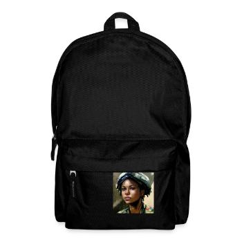 Beautiful US Army Combat Medical Painting - Backpack - black - Front