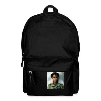Beautiful US Army Combat Medical Painting - Backpack - black - Front