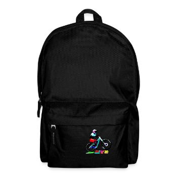 MTB Downhill Mountainbike - Rucksack - Schwarz - Vorne