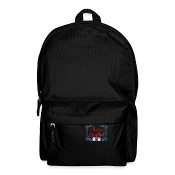 Weihnachten - Tannenbaum - Weihnachtsmann Feiertag - Rucksack - Schwarz - Vorne