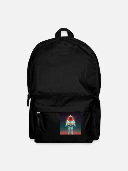 Astronaut Astralmalerei - Rucksack - Schwarz