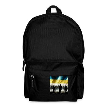 Ukraine wins Slava Ukaini - Backpack - black - Front