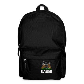 Garden Relaxation Relax Gift Quote - Backpack - black - Front