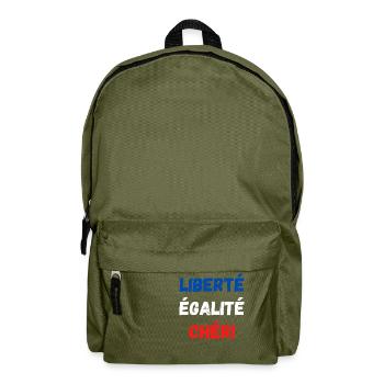Liberté égalité chéri - Sac à dos - vert olive - Devant