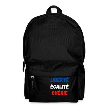 Liberté égalité chérie - Sac à dos - noir - Devant