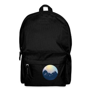 Montagnes en cercle - Sac à dos - noir - Devant