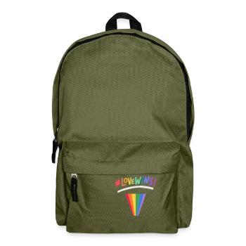 Csd Pride Tshirt - Rucksack - Olivgrün - Vorne