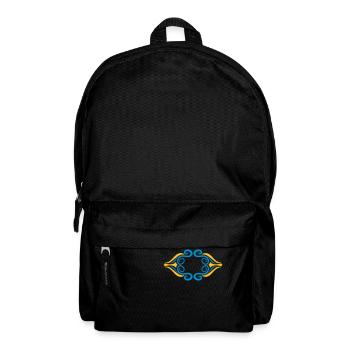 Cadre ornement artistique décoratif - Sac à dos - noir - Devant