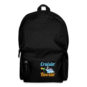 Cruisin'& Boozin Crusing Vacation Cruiser - Backpack - black - Front