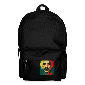 Rastafari Colorful Sketch - Backpack - black - Front