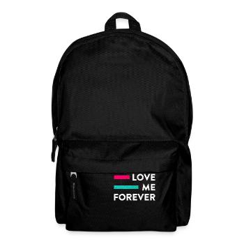 Love Me Forever - Rucksack - Schwarz - Vorne