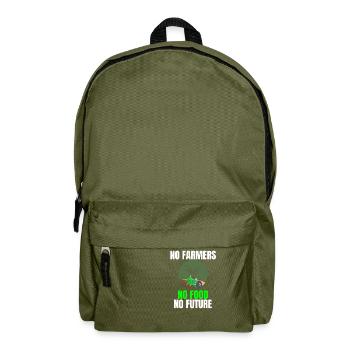 KEINE BAUERN KEINE NAHRUNG KEINE ZUKUNFT - Rucksack - Olivgrün - Vorne