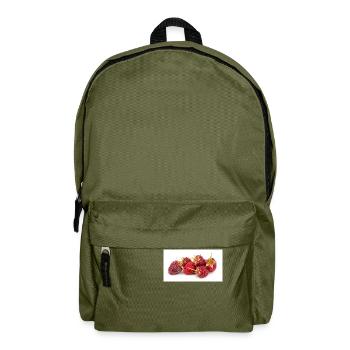 Himbeere. raspberry - Rucksack - Olivgrün - Vorne