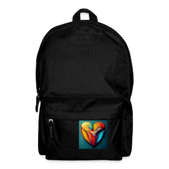Herz Love Abstract Collection 11 - Rucksack - Schwarz - Vorne