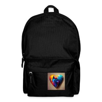 Herz Love Abstract Collection 10 - Rucksack - Schwarz - Vorne