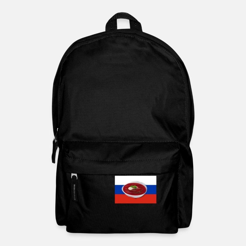 Borschtsch, Russische Suppe - Rucksack - Schwarz