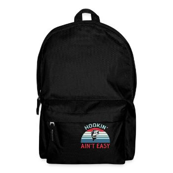Fischer Fischen Angeln Angel Angler Fische Fisch - Rucksack - Schwarz - Vorne