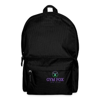 GYM FOX - Motivating Gym and Fitness Designs - Backpack - black - Front
