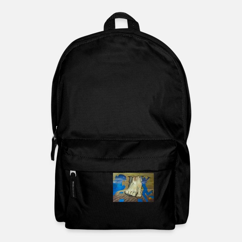 Surrealistische Malerei - Rucksack - Schwarz