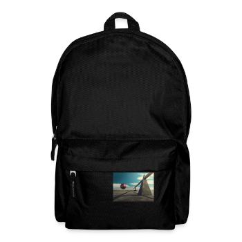 Surreal 3D design - Backpack - black - Front