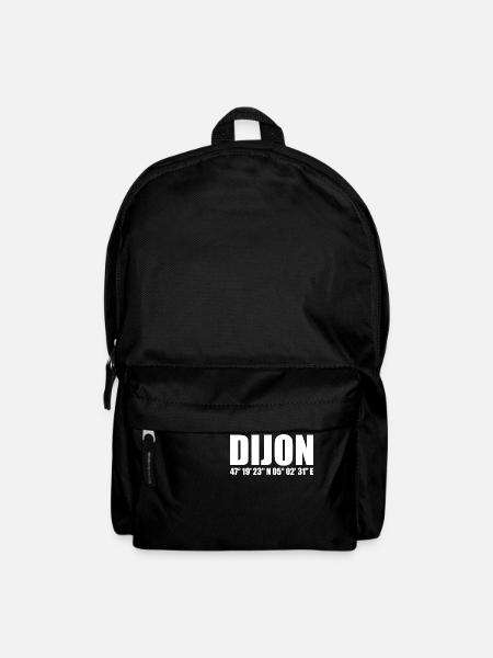 Coordonnées de Dijon - Sac à dos - noir