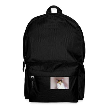 Die Katze mit dem süßen Look - Rucksack - Schwarz - Vorne