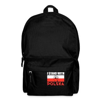La Pologne dit le cadeau de la fierté de Polska - Sac à dos - noir - Devant