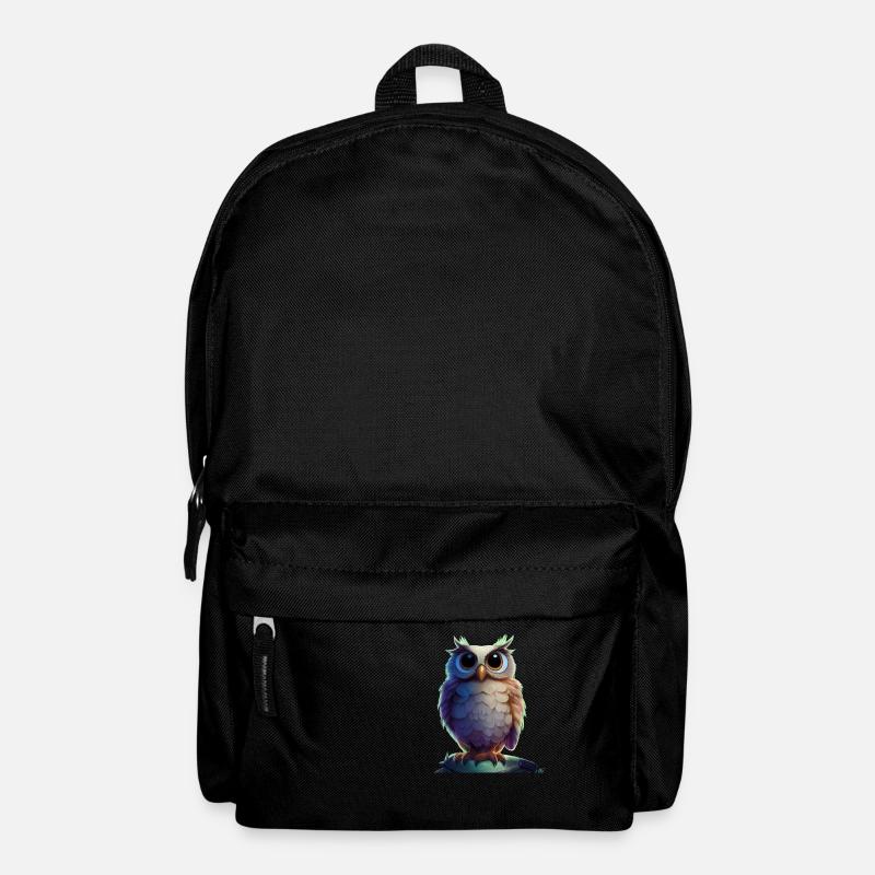 Magische eule - Rucksack - Schwarz