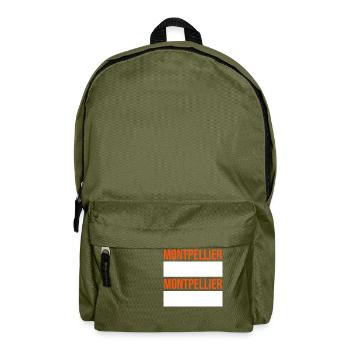 Montpellier I Montpellier I T-Shirt - Rucksack - Olivgrün - Vorne
