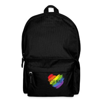 Love Wins - Backpack - black - Front