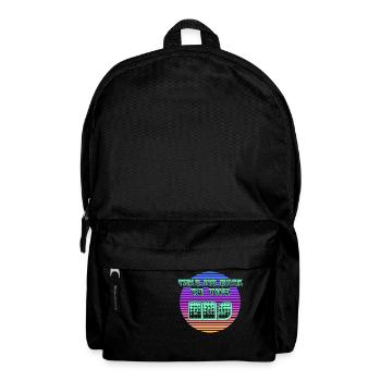 Vivre dans les années 80 - Sac à dos - noir - Devant