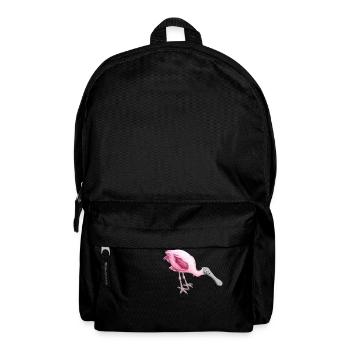 pink spoonbill - Backpack - black - Front