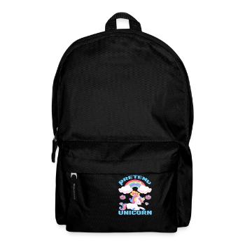 Pretend Im A Unicorn - Sac à dos - noir - Devant