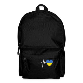 Ukraine Lover Heartbeat - Sac à dos - noir - Devant